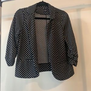 DONATED ✨ New Directions Polka Dot Blazer